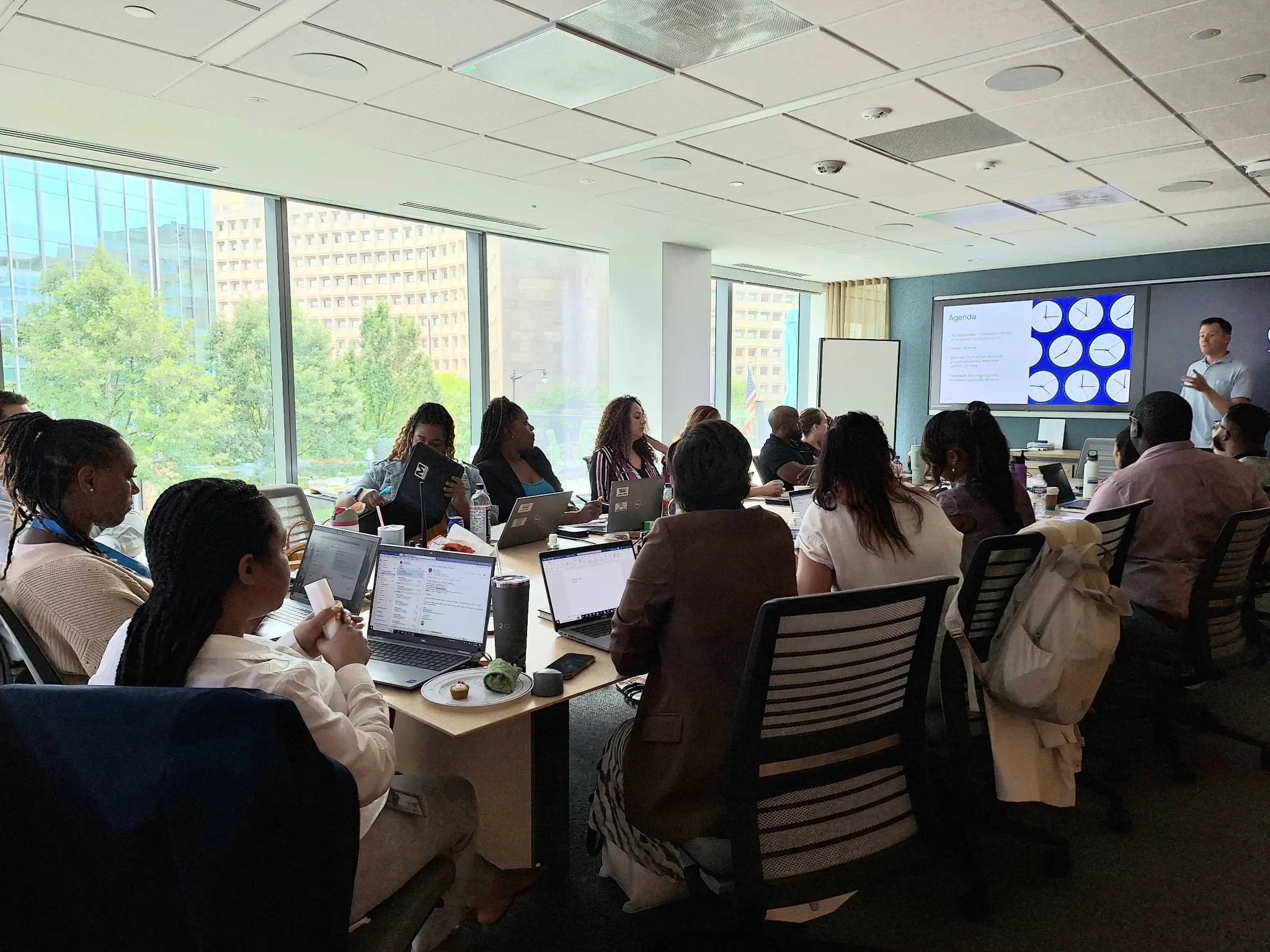 Smart Brevity training session in action